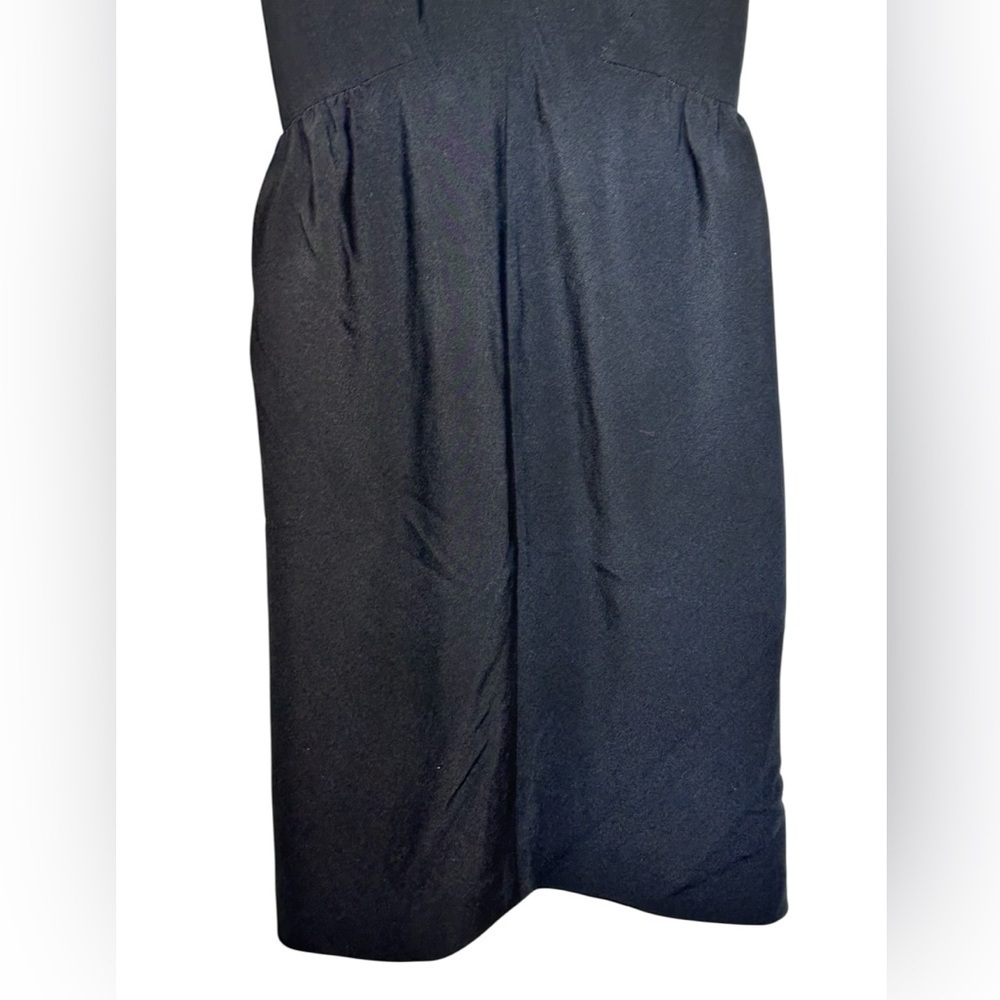 Black Halo Elegant Black Sleeveless Dress Size 2 - Picture 3 of 6